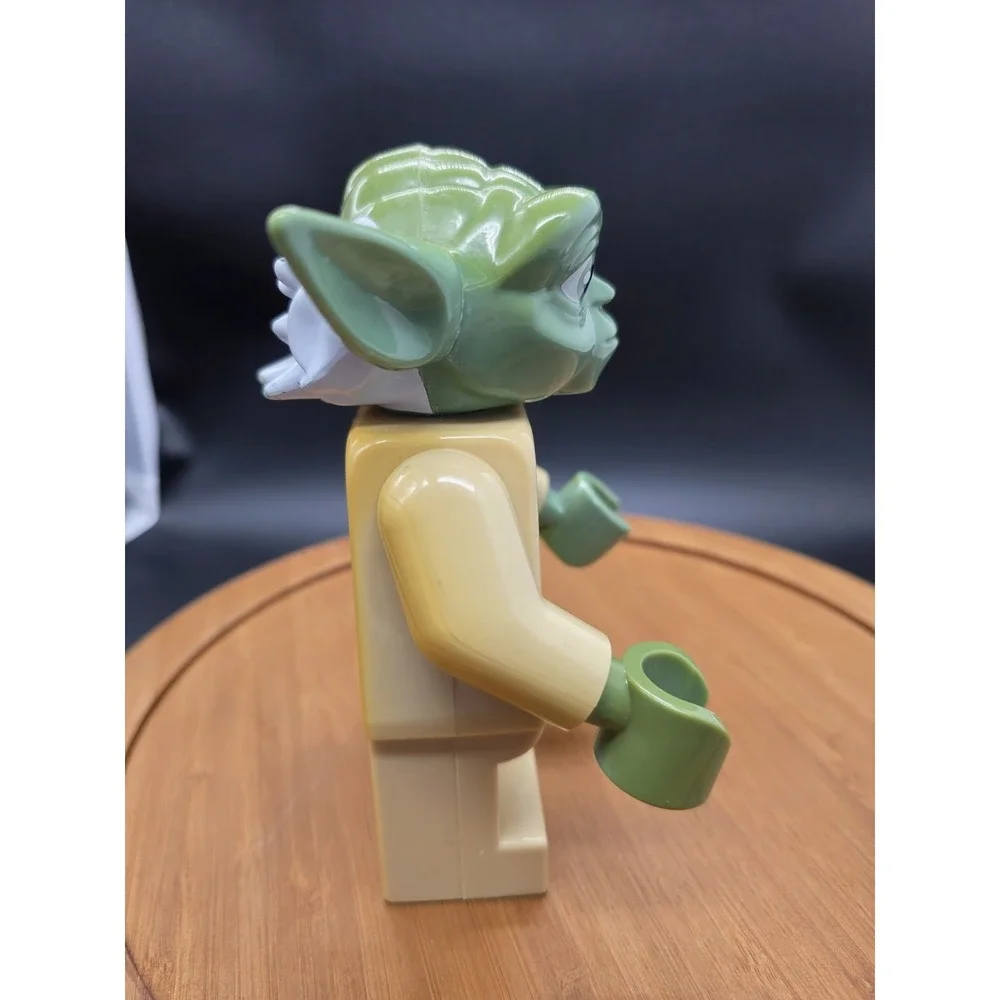 Lego Star Wars Yoda Digital Alarm Clock Tested Works Adjustable Arms & Hands